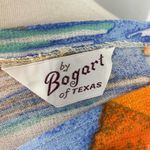 Vintage Bogarts of Texas Colorful Boat Neck Half Sleeve Top Medium Photo 6