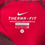 Nike 1/4 Zip Top Therma-FIT Womens Small Red Just Do It Gym Athleisure Workout Photo 8