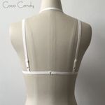 🆕Floral Elastic Cage Bralette Crop Top Photo 2