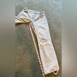 Abercrombie & Fitch Curve Love The Mom High Rise Jeans Size 6L/28 Distressed Photo 4