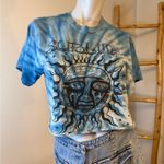 Sublime  Blue Tie-Dye Graphic Cropped T-Shirt Medium Photo 0