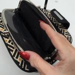 Vera Bradley  Black Quilted Wallet Clutch Kiss Lock ID Window Card Slots Photo 8