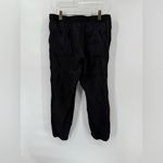 Johnny Was  Black Drawstring Waist Jogger Pants size medium‎ Photo 1