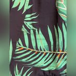 Skies Are Blue  navy tropical leaf print blazer Photo 4