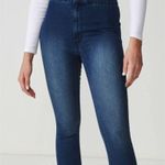 Cotton On The High Rise Jeggings Hi-Waist Waisted Denim Stretchy Skinny Jeans 4 Photo 3