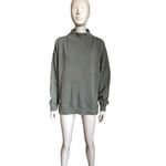 Aerie Green Mock Neck Sweatshirt Photo 1