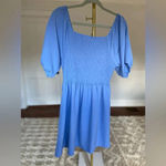Michelle McDowell Mini Dress Square Neck Puff Photo 2