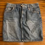 ASOS Denim Skirt with Stitch Detail Photo 0