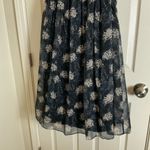 Joie  Navy Blue Baltic Floral Mini Chiffon Dress Sleeveless Boho size X-Large Photo 4