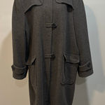 Gloria Vanderbilt VINTAGE 90s GRAY WOOL COAT, Women's Size 2XL Photo 0
