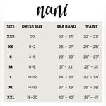 Nani Swimwear One Piece Swimsuit Size Medium Retro Stripe Modest Crisscross Back White Photo 14