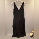 Lulus  Classic Black tank Dress elegant party wedding LBD size L NWT sexy Photo 3