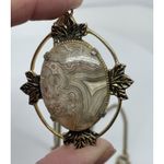 Artisan Gorgeous Handmade Geode Polished Pendant In Gold-tone Pendant With 22" Chain Photo 2