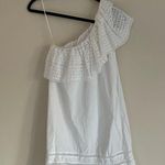Abercrombie & Fitch  white one shoulder dress Photo 2
