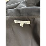 Rebecca Minkoff Bitten Silk Shawl Collar Vest Jacket Top Black Medium Photo 3