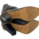 Ann Taylor Loft Gray Suede Leather Buckle Ankle Boots Photo 11