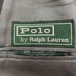 Polo Ralph Lauren Plaid Blazer Vintage Wool Gray USA Made Photo 5