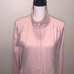 Balance Collection Light Pink Super Soft full zip up athletic shirt Photo 2