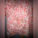 Quacker Factory women’s Starfish Hooded Zip‎ Beach Lounge short sleeve Jacket XL Gold Size 3X Photo 2