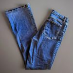 On 34th High Rise Flare Leg Denim Jeans 10/30 Dark Wash Stretch Festival Worn 1x Blue Photo 3