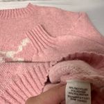 Blu Pepper Pink and White Bow Sweater Photo 4