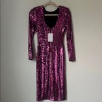 Dress the Population NWT  Natalie Sequin Long Sleeve Body-Con Midi Dress Sz S♟️ Photo 5