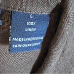 Vintage The Limited America Linen Brown Blazer‎ Size 4 Photo 5