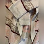 Arizona Jeans  Size S Pink Sparkle Aztec Print Open Front Cardigan Sweater Photo 4