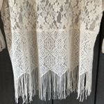 Free People Lace Top With Fringe Photo 3