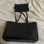 Tory Burch  Leather Black Pebbled Blake Tote Photo 7