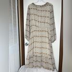 Hayden Brown Empire Waist Sundress with Bishop Sleeves Size 1XL Photo 1