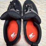 Sorel OutN About Waterproof Black Red Accent Puffy Lace Up Sneakers Shoes Size 9 Photo 4