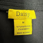 Daisy  Black and White Bomber Women's Jacket (491) Photo 6