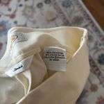 Talbots Elegant Cream Seamed Front Tapered Leg Trousers Size 10 Stretch Photo 7