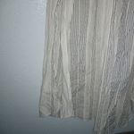 ZARA  L Beige Wrap Top Indian Striped Cotton Long Dress Photo 9