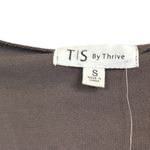 NWT TS by Thrive Taupe Women's V Neck Hoodie Size Small Photo 7