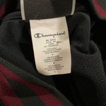 Champion Track Lined Jacket Floral Logo Women's L Black & Purple Photo 5