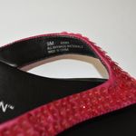 Hillard & Hanson PINK SEQUIN FLIP FLOPS, THONGS, SANDALS, SIZE 9 M Photo 1