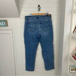 American Eagle  Distressed Knee Mom Jeans Size 18 Long Photo 9