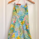 Vintage RARE 1950s JCPenny Flower Print Pinup Swimsuit Playsuit Summer Beach Med Green Photo 2