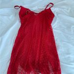 Rampage  Red Sexy Lace Hearts Valentines Day Lingerie Babydoll Photo 7