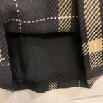 H&M  Poly/Wool Blend Brown Black Plaid Mini Skirt.          2488 Photo 1