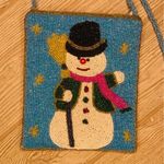 None Unbranded beaded snowman Christmas purse bag small cross body embellished bag Photo 1