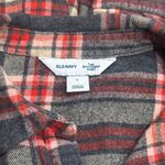 Old Navy  The Boyfriend Shirt Long Sleeve Button Up Cozy Cabincore Holiday L Photo 7