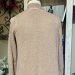J.Jill Womens Petite Cardigan Light Pink Mesh Knit Linen Blend size Small Photo 4
