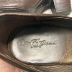 BORN Crown Women’s Block Heels Hand Crafted Brown Leather Studded Strap Size 8 Brown Photo 8