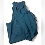 Connected Apparel Asymmetric Ruffle Sleeveless Jumpsuit Photo 6