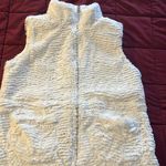 kim rogers  White Fur Vest Petite Medium with front pockets Photo 0