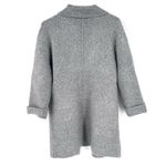 Anthropologie  Moth Angie Gray Knit Open Front Cardigan Coat Heavy Sweater Photo 5