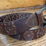 Rolf’s | Brown Genuine Leather Cut Out Belt Size L Photo 0